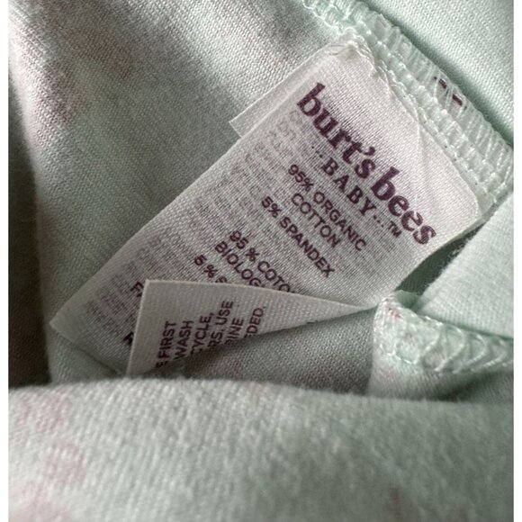 Burts Bees Baby Organic Cotton Reindeer Deer Tree Holiday Pants Leggings Newborn - Picture 4 of 5